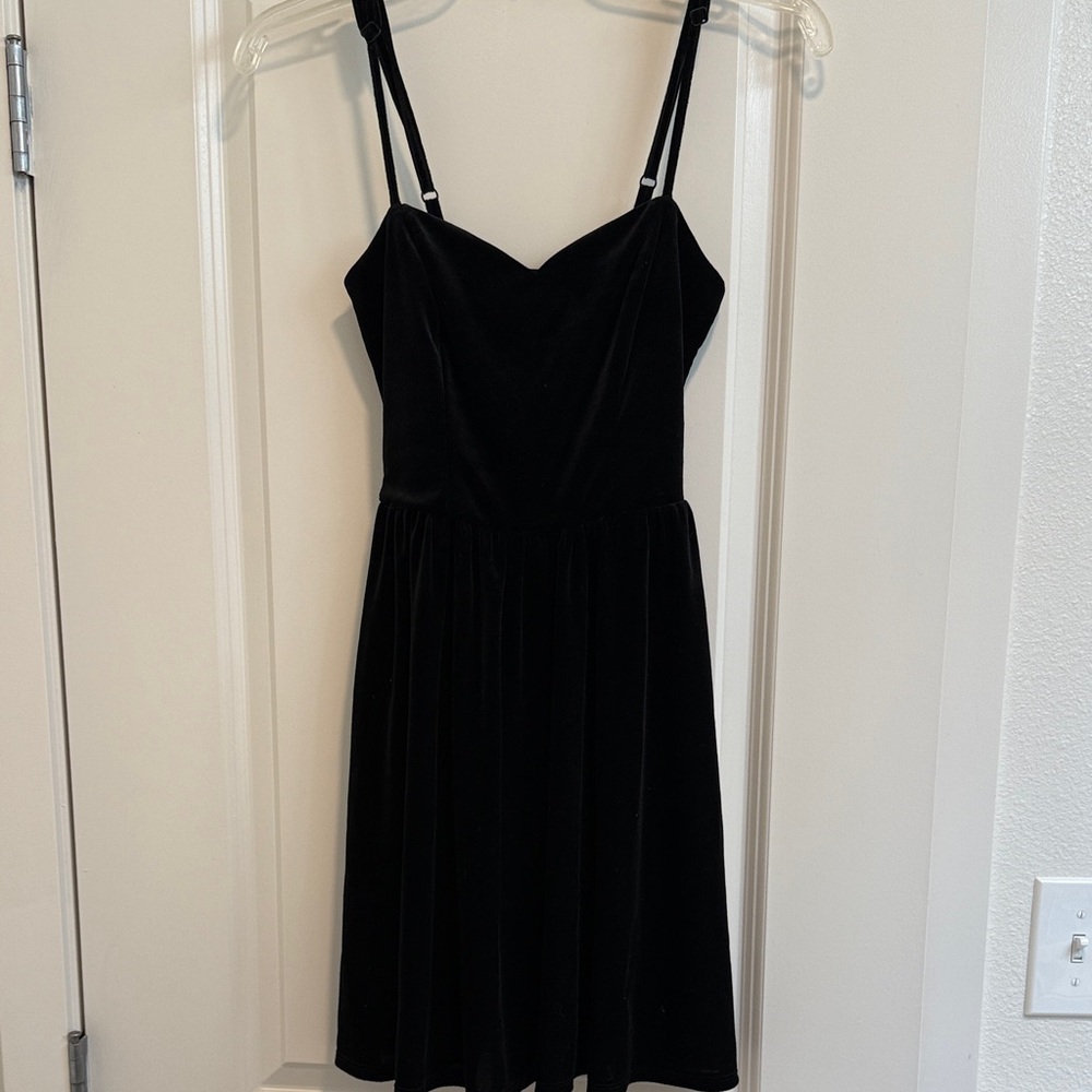 love, Fire Black Mini Dress